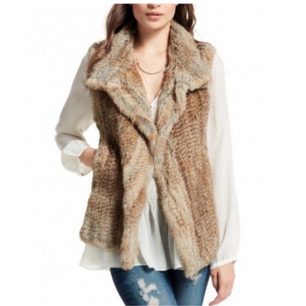 Calypso St Barth Rabbit Fur Vest Medium
